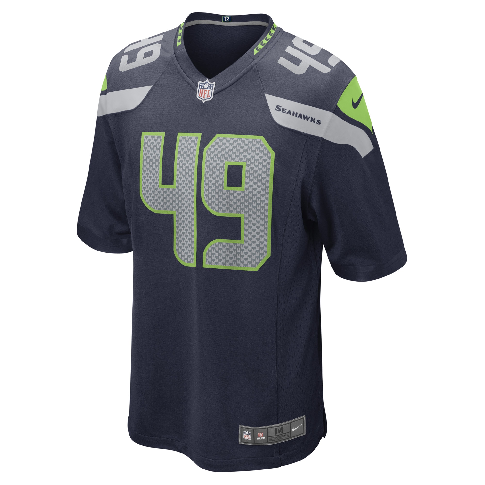 Joshua Onujiogu Seattle Seahawks Nike Game Player Jersey College Navy - Image 2