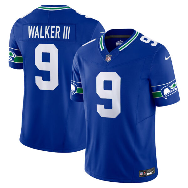 Kenneth Walker III Seattle Seahawks Nike Vapor FUSE Limited Jersey Royal