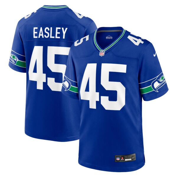 Kenny Easley Seattle Seahawks Nike Throwback Retired Player Game Jersey Royal