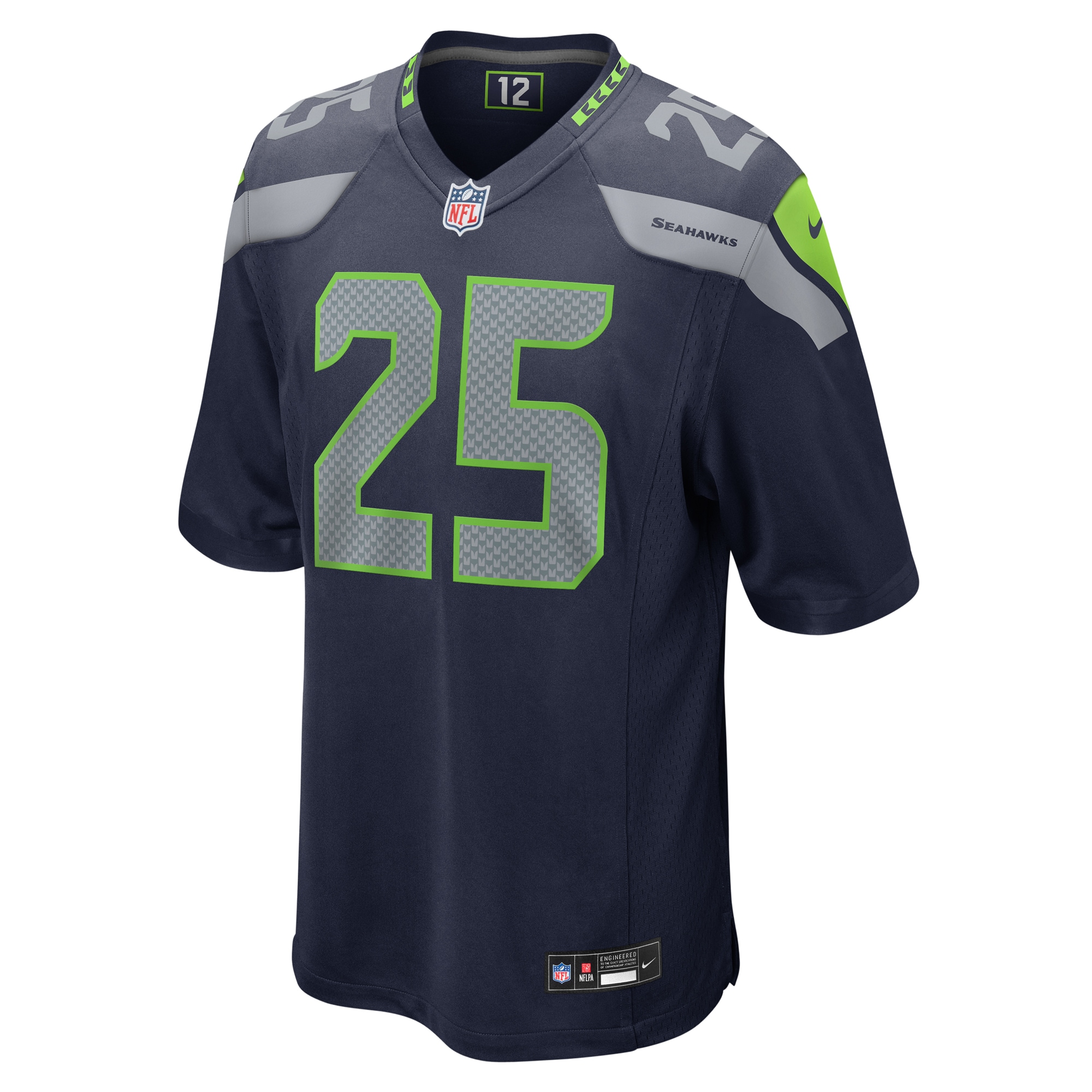 Kenny Mcintosh Seattle Seahawks Nike Game Jersey College Navy - Image 2