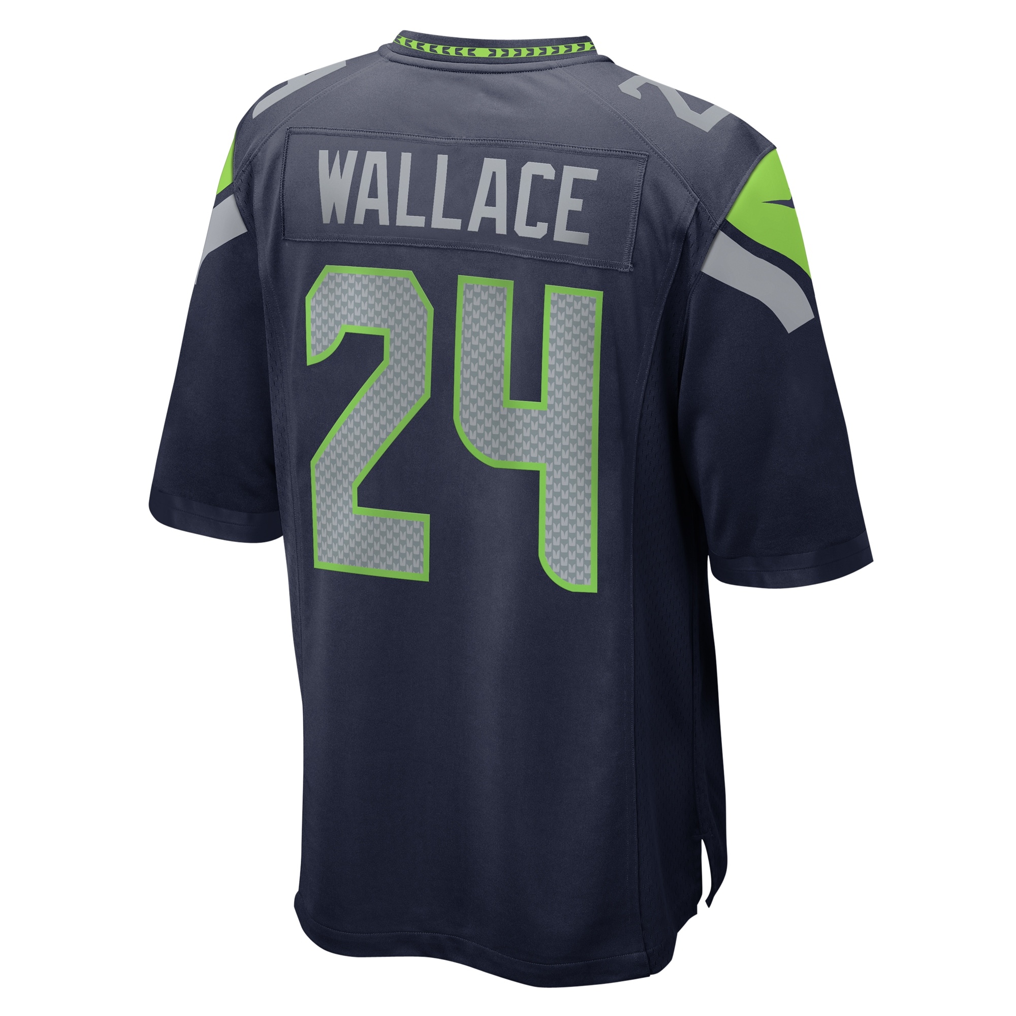 Kvon Wallace Seattle Seahawks Nike Game Jersey College Navy - Image 3