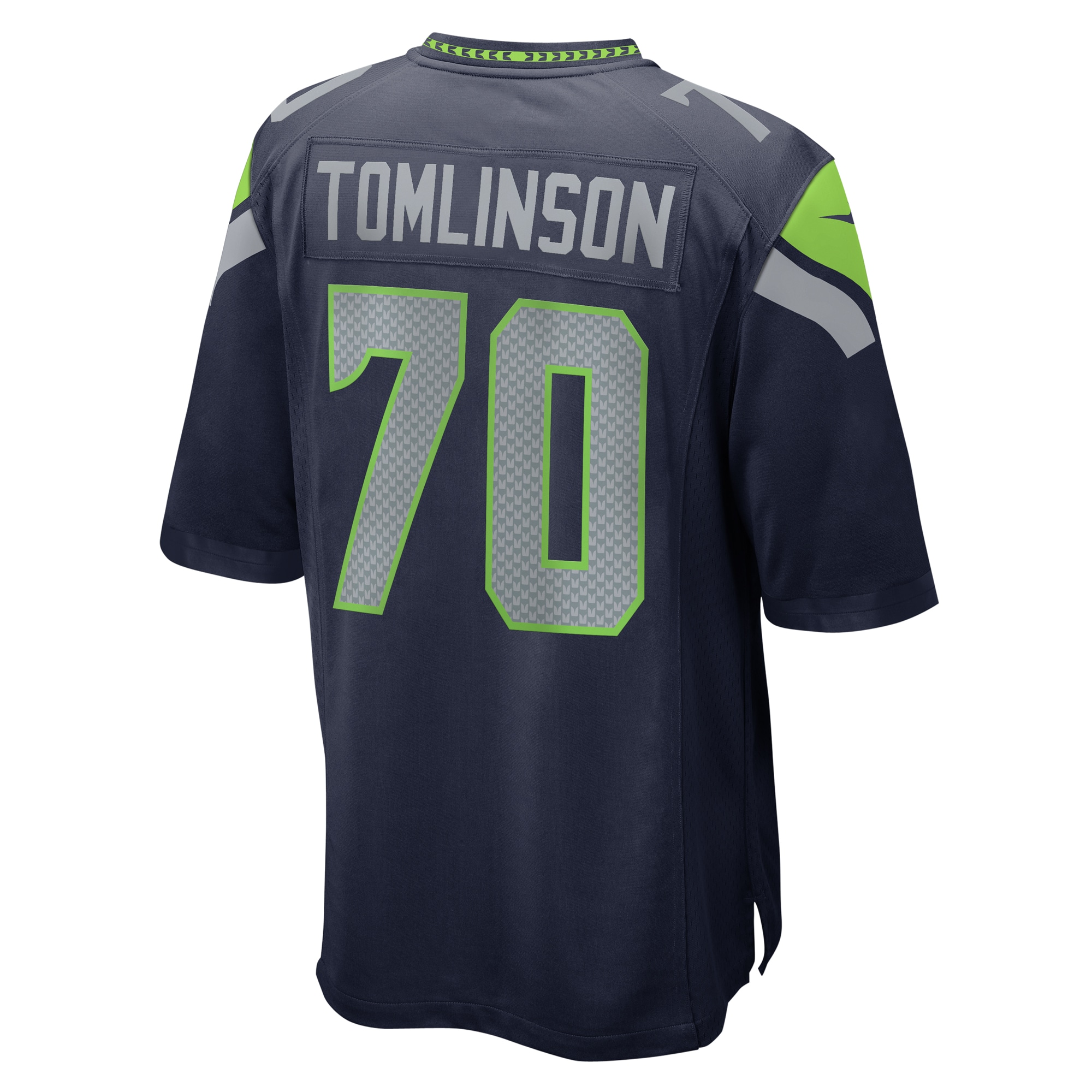 Laken Tomlinson Seattle Seahawks Nike Game Jersey College Navy - Image 3