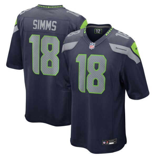 Marcus Simms Seattle Seahawks Nike Game Jersey College Navy