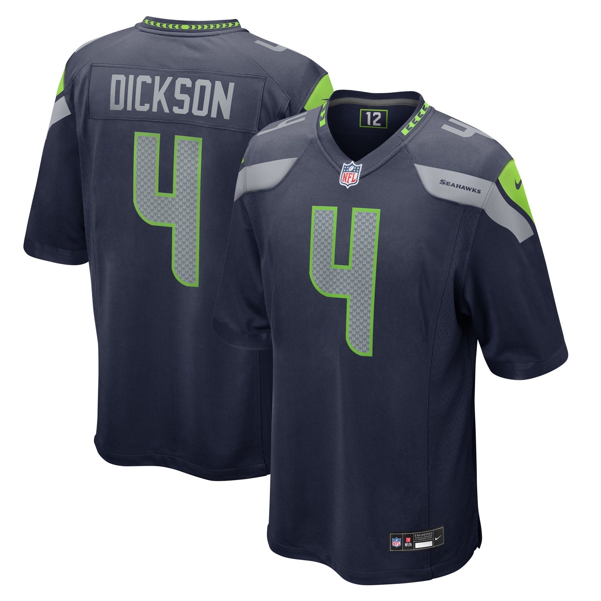 Michael Dickson Seattle Seahawks Nike Game Jersey College Navy