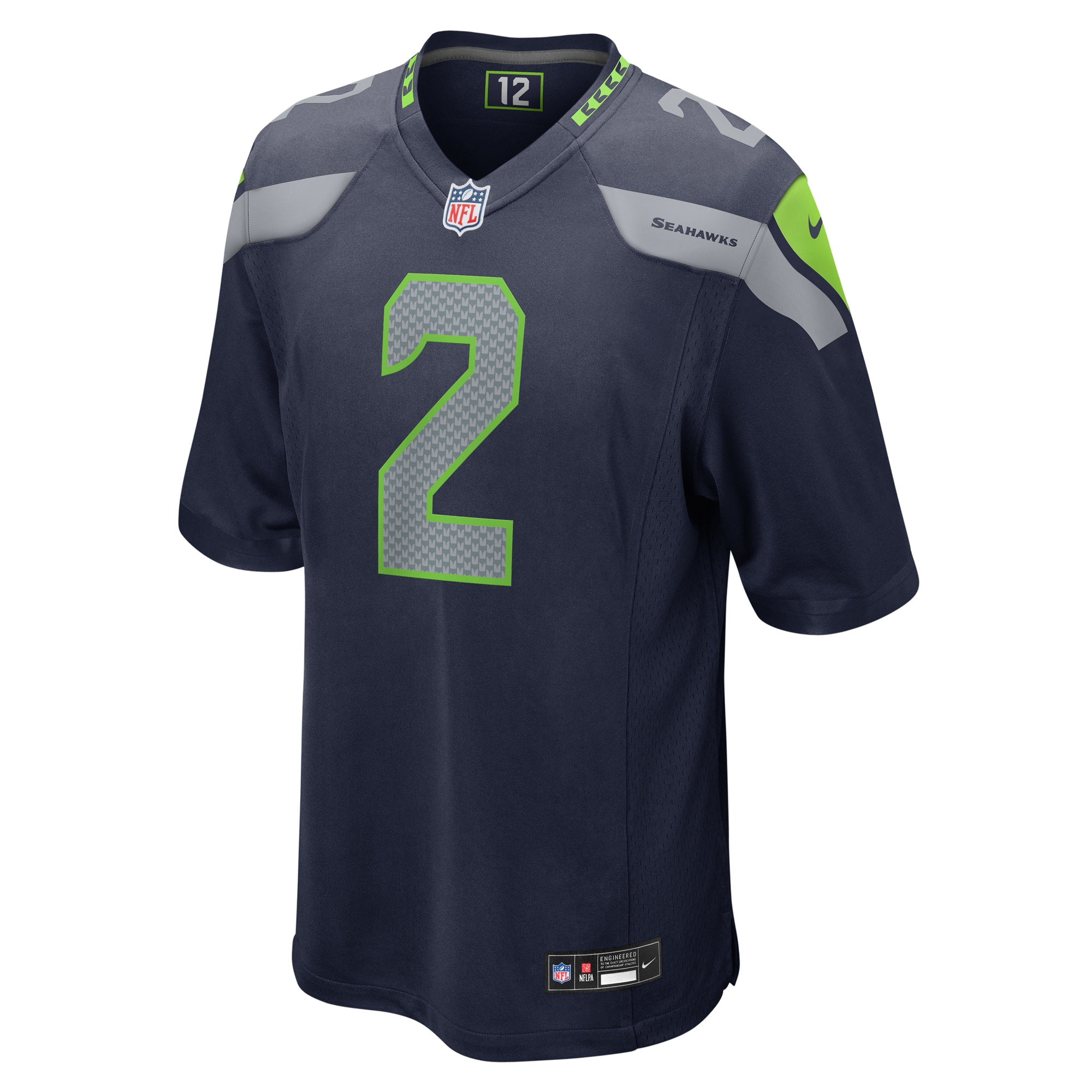 Rayshawn Jenkins Seattle Seahawks Nike Game Jersey College Navy - Image 2