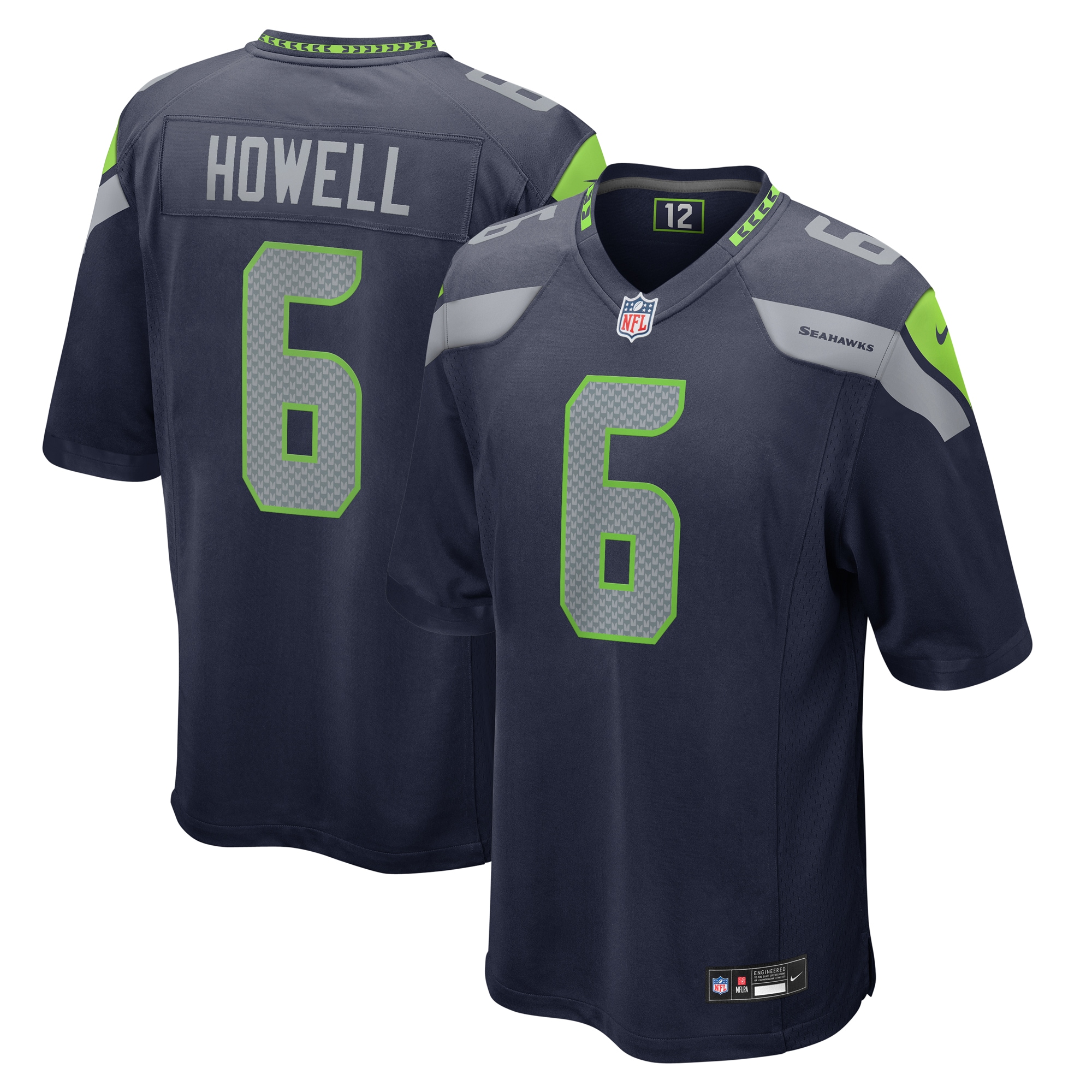 Sam Howell Seattle Seahawks Nike Game Jersey College Navy