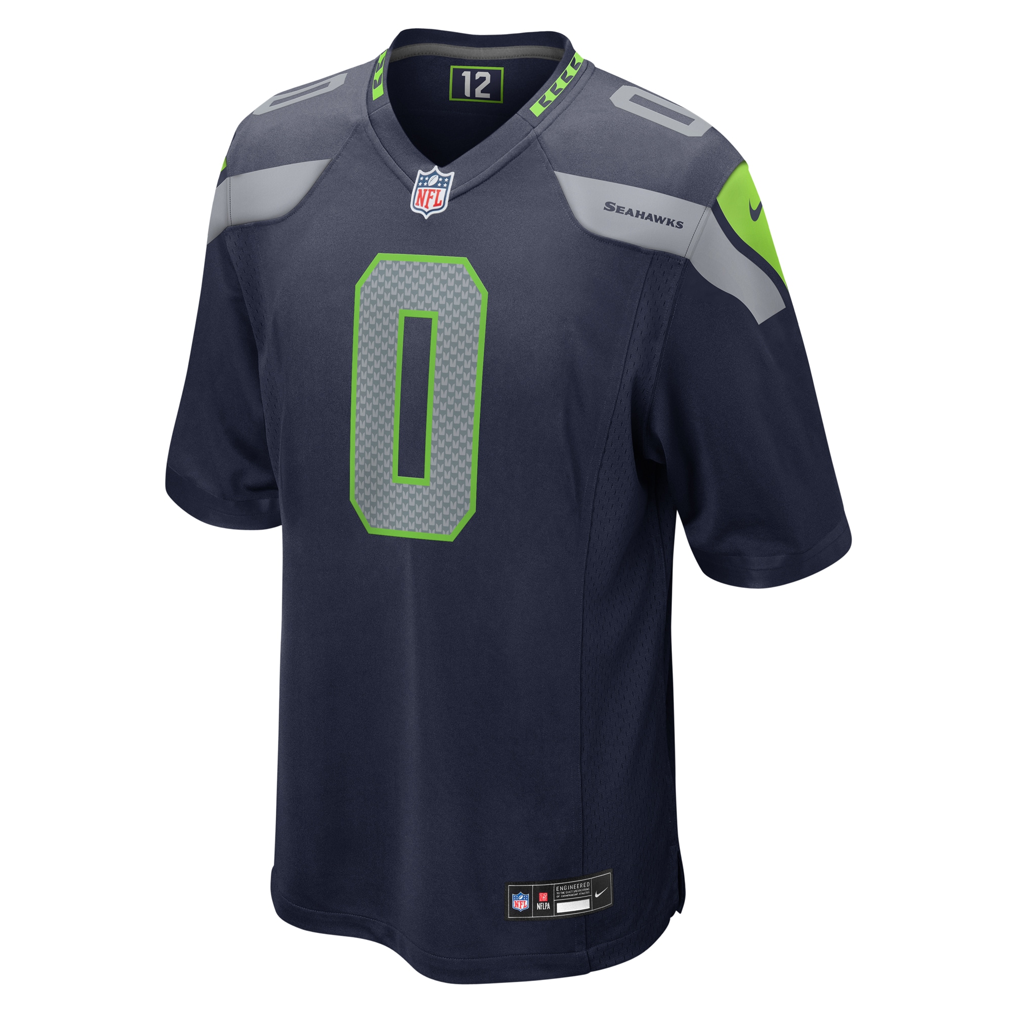 Tyrel Dodson Seattle Seahawks Nike Game Jersey College Navy - Image 2
