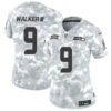 Women Seattle Seahawks #9 Kenneth Walker III 2024 FUSE Arctic Camo Salute To Service Limited Football Stitched Jersey