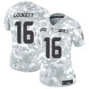 Women Seattle Seahawks #16 Tyler Lockett 2024 FUSE Arctic Camo Salute To Service Limited Football Stitched Jersey
