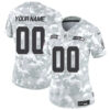 Women Seattle Seahawks Active Player Custom 2024 FUSE Arctic Camo Salute To Service Limited Football Stitched Jersey