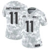 Women Seattle Seahawks Seahawks #11 Jaxon Smith Njigba 2024 FUSE Arctic Camo Salute To Service Limited Football Stitched Jersey