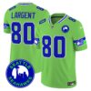Men’s Seahawks 2024 Seattle City Patch Vapor Limited Jersey – All Stitched – Green – Steve Largent