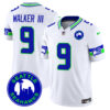 Men’s Seahawks 2024 Seattle City Patch Vapor Limited Jersey – All Stitched – White – Walker III