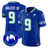 Men’s Seahawks 2024 Seattle City Patch Vapor Limited Jersey – All Stitched – Royal – Walker III