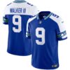 Men’s Seahawks Throwback Vapor Limited Jersey – All Stitched – Royal Alternate – Walker III