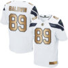 Nike Seahawks #89 Doug Baldwin White Men’s Stitched NFL Elite Gold Jersey