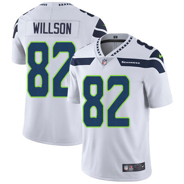Nike Seattle Seahawks #82 Luke Willson White Men’s Stitched NFL Vapor Untouchable Limited Jersey