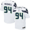 Nike Seattle Seahawks #94 Malik McDowell White Men’s Stitched NFL Elite Jersey