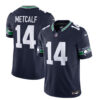 Men’s Seattle Seahawks #14 DK Metcalf 2023 F.U.S.E. Navy Limited Football Stitched Jersey