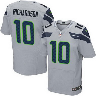 Men’s Seattle Seahawks #10 Paul Richardson Gray Alternate NFL Nike Elite Jersey
