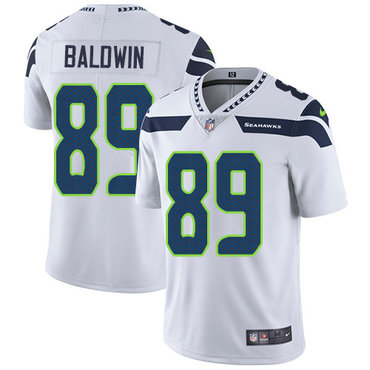 Nike Seattle Seahawks #89 Doug Baldwin White Men’s Stitched NFL Vapor Untouchable Limited Jersey