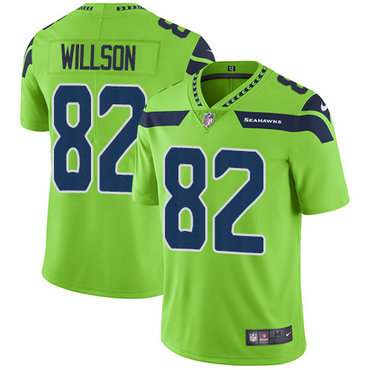 Nike Seattle Seahawks #82 Luke Willson Green Men’s Stitched NFL Limited Rush Jersey