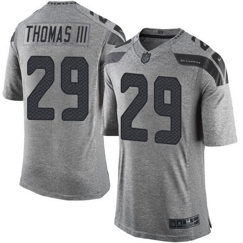 Nike Seahawks #29 Earl Thomas III Gray Men’s Stitched NFL Limited Gridiron Gray Jersey