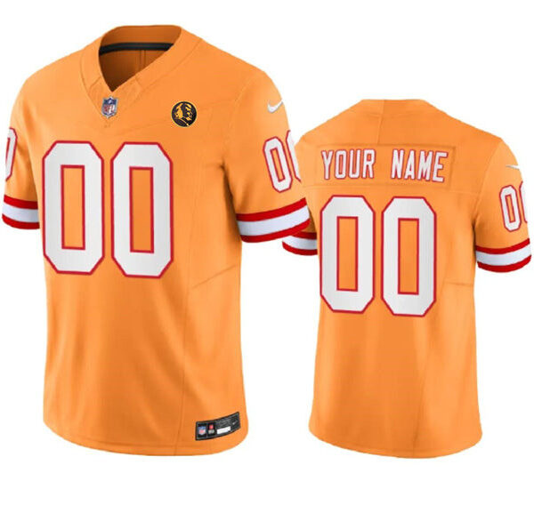 Tampa Bay Buccaneers Active Player Custom Gold 2023 FUSE Throwback With John Jersey