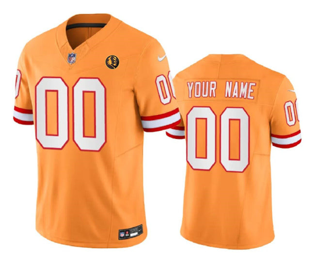Tampa Bay Buccaneers Active Player Custom Gold 2023 FUSE Throwback With John Jersey