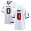 Tampa Bay Buccaneers #0 Yaya Diaby White Stitched Game Jersey