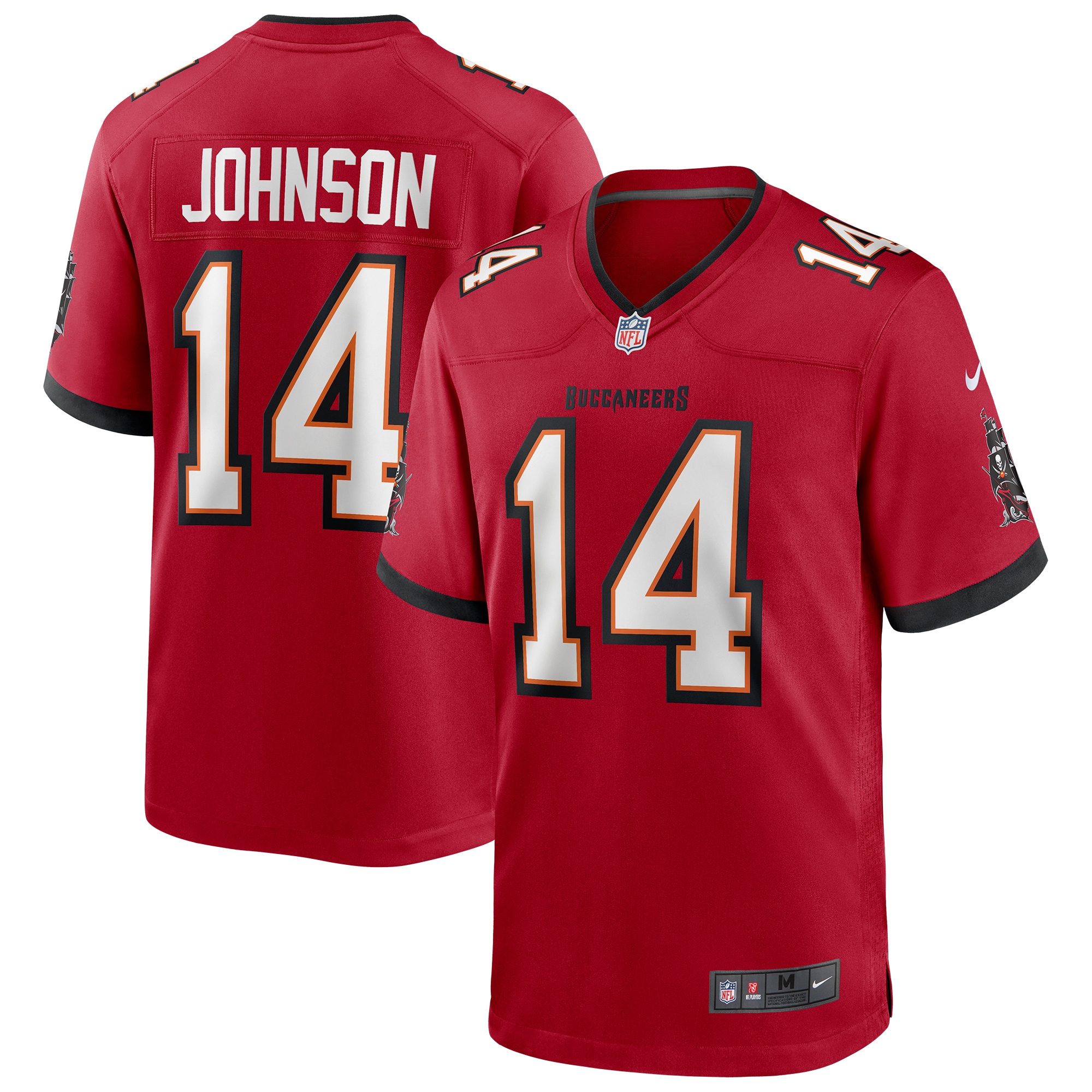 Brad Johnson Tampa Bay Buccaneers Nike Game Retired Player Jersey Red