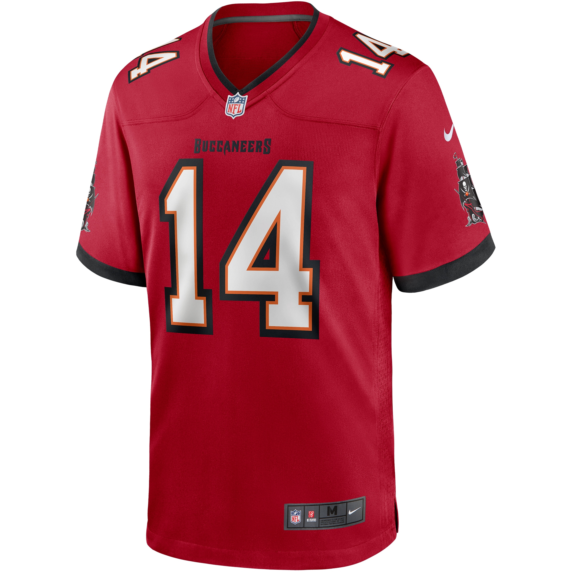 Brad Johnson Tampa Bay Buccaneers Nike Game Retired Player Jersey Red - Image 2