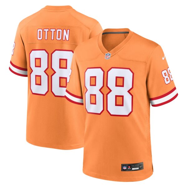 Cade Otton Tampa Bay Buccaneers Nike Throwback Game Jersey Orange