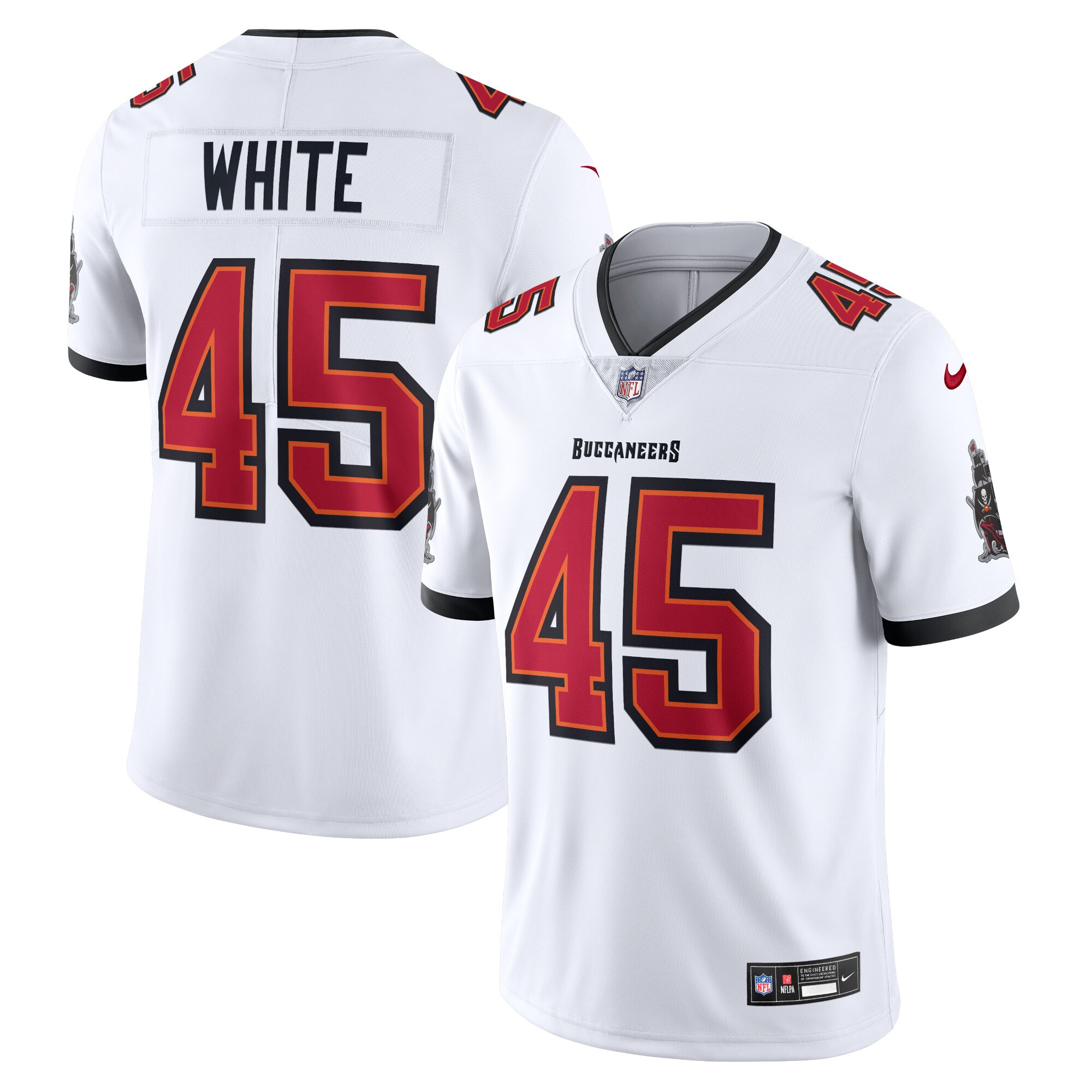 Devin White Tampa Bay Buccaneers Nike Vapor Untouchable Limited Jersey White