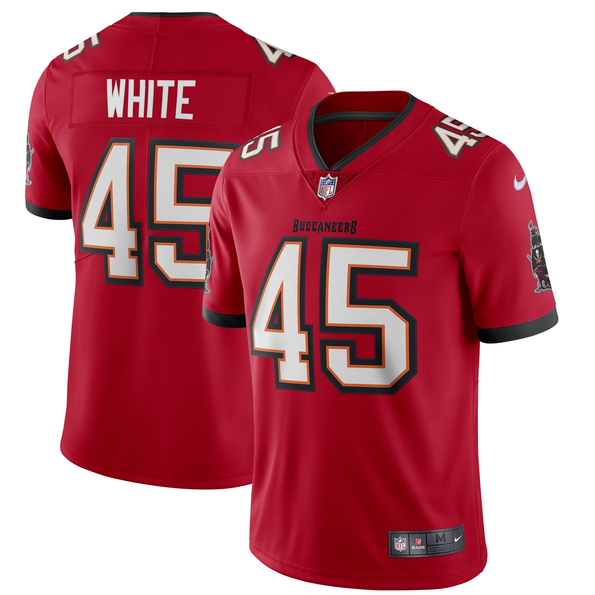 Devin White Tampa Bay Buccaneers Nike Vapor Limited Jersey Red