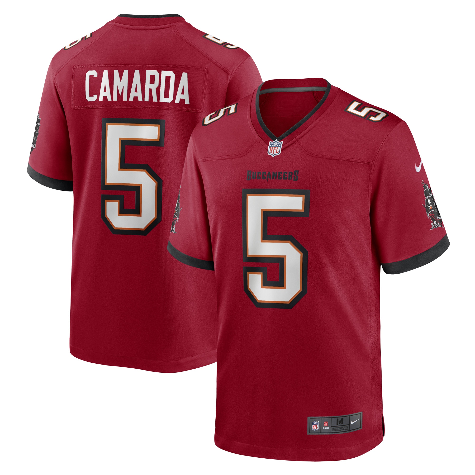 Jake Camarda Tampa Bay Buccaneers Nike Game Player Jersey Red