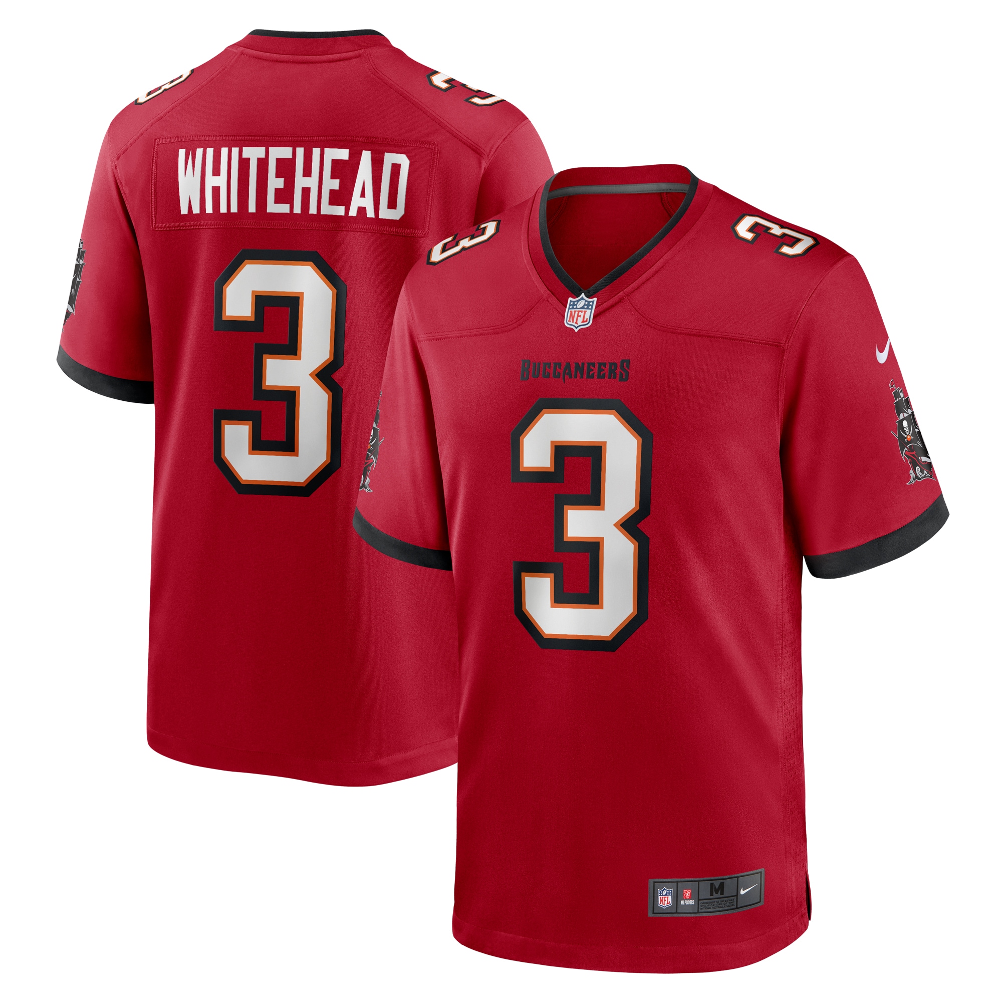 Jordan Whitehead Tampa Bay Buccaneers Nike Game Jersey Red