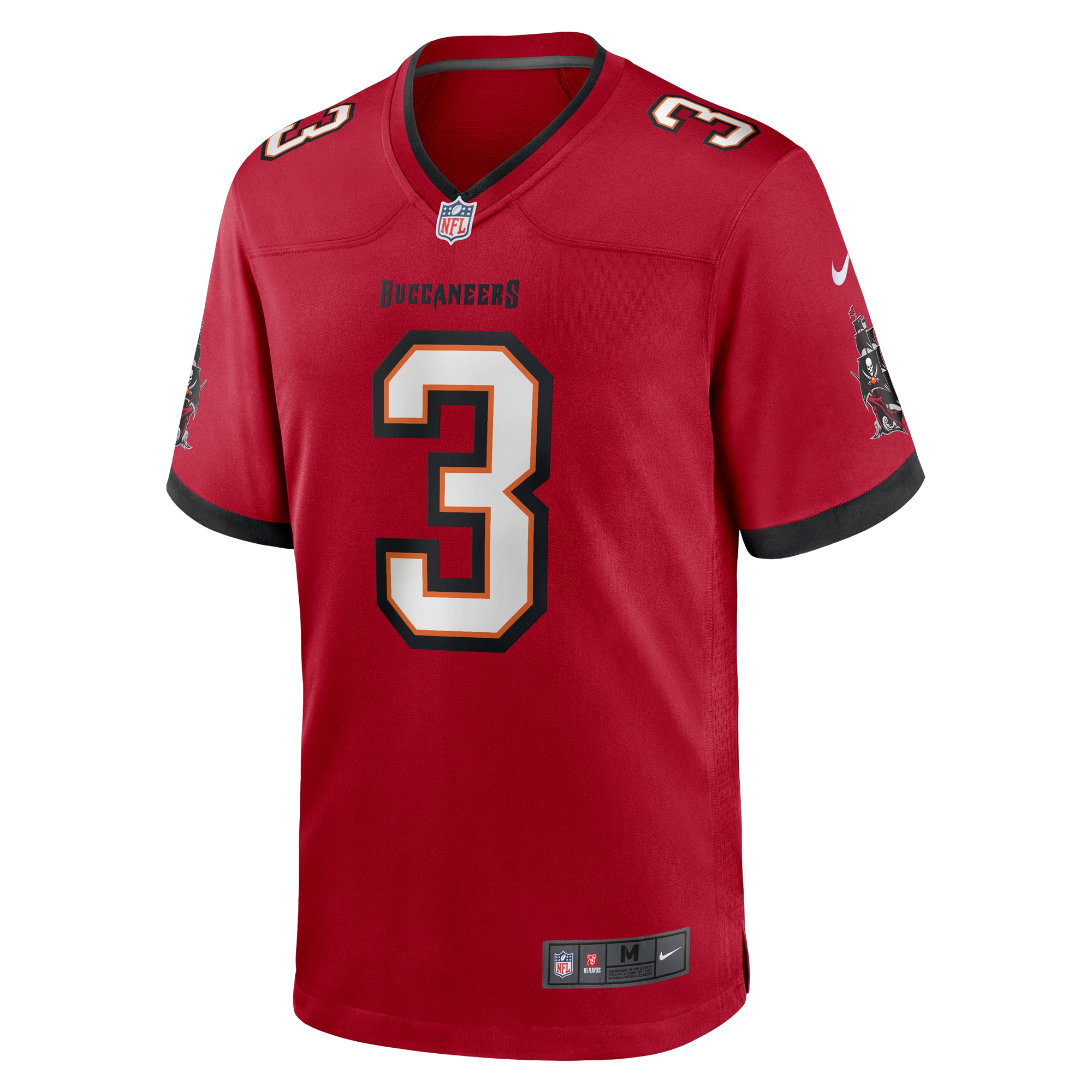 Jordan Whitehead Tampa Bay Buccaneers Nike Game Jersey Red - Image 2