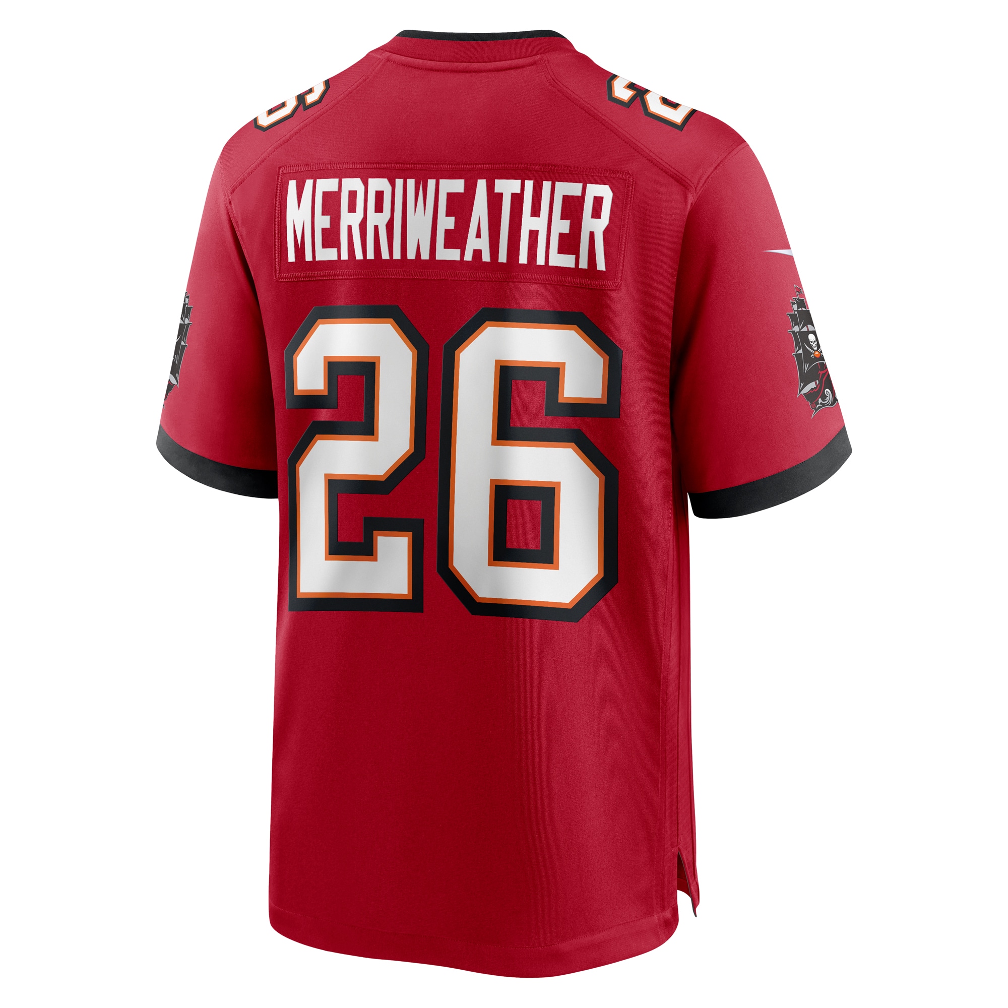 Kaevon Merriweather Tampa Bay Buccaneers Nike Game Jersey Red - Image 3