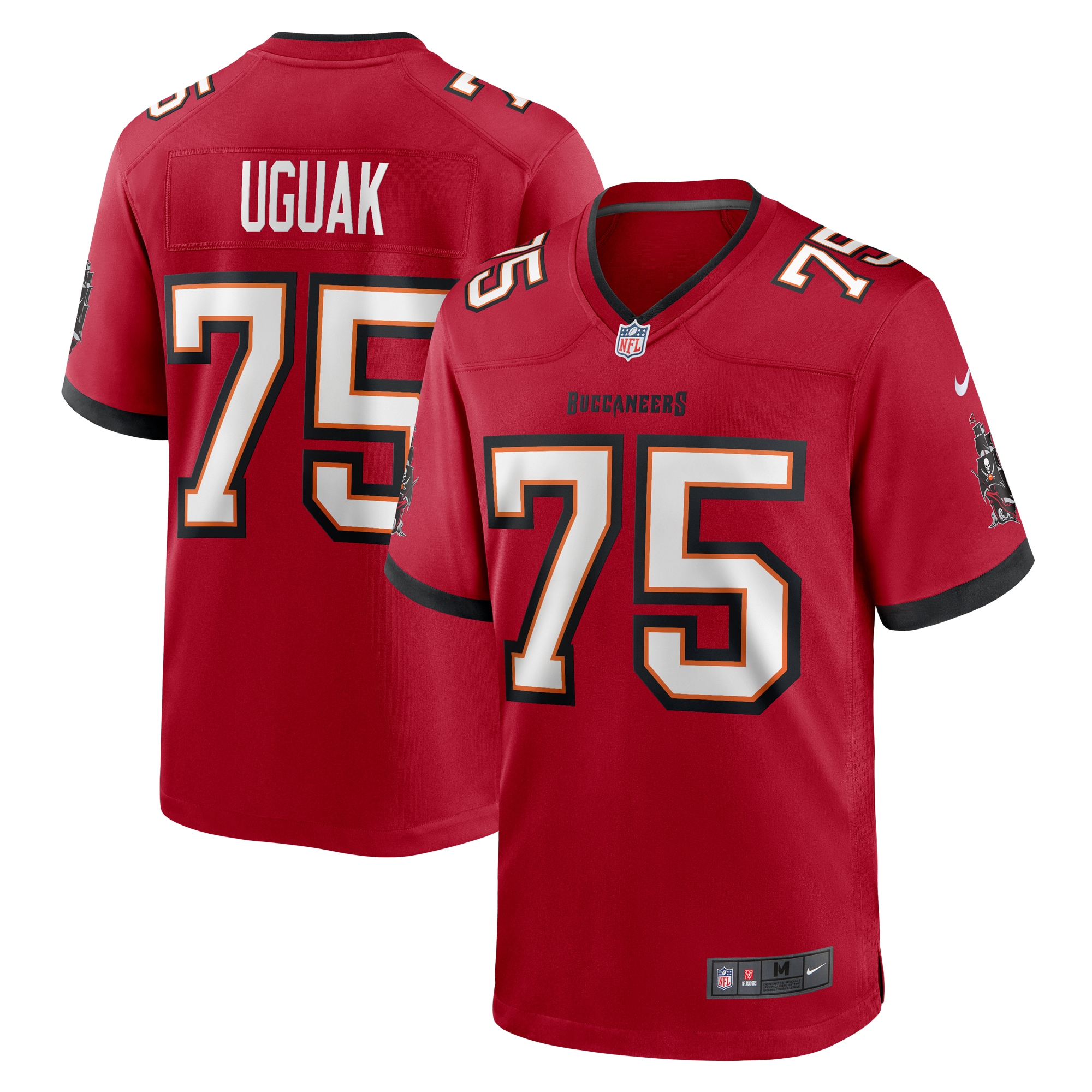 Lwal Uguak Tampa Bay Buccaneers Nike Game Jersey Red