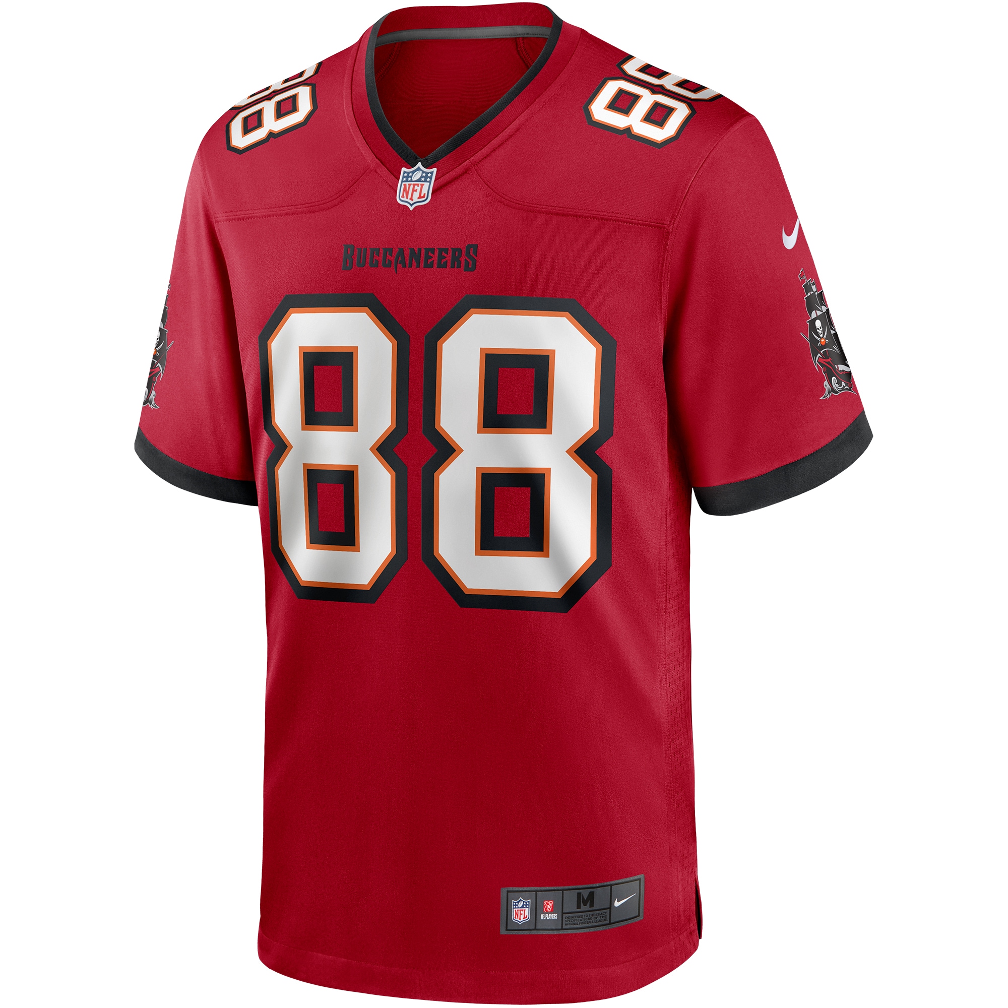 Mark Carrier Tampa Bay Buccaneers Nike Game Retired Player Jersey Red - Image 2