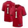 Number 1 Dad Tampa Bay Buccaneers Nike Game Jersey Red