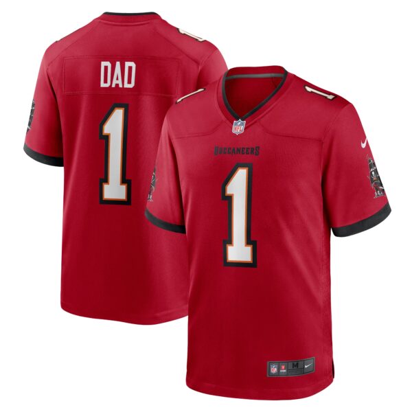 Number 1 Dad Tampa Bay Buccaneers Nike Game Jersey Red