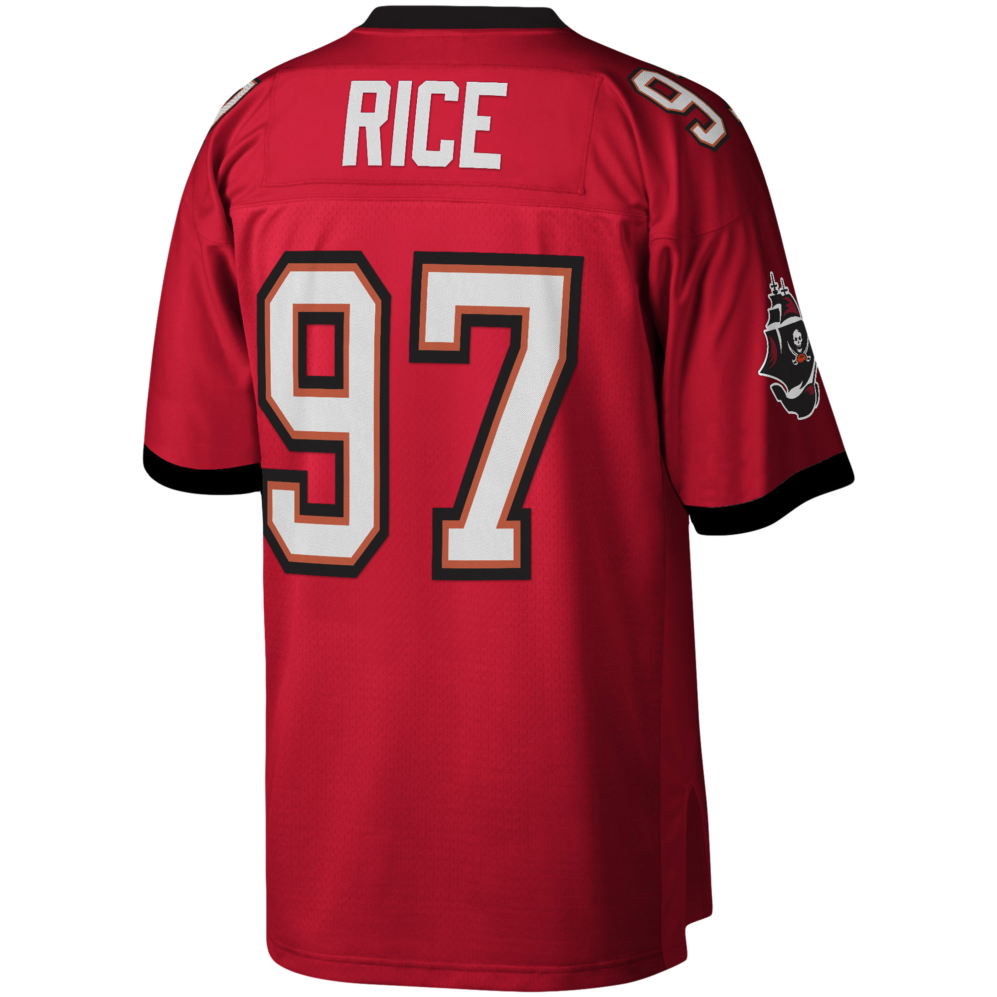 Simeon Rice Tampa Bay Buccaneers Mitchell Ness Legacy Replica Jersey Red - Image 3