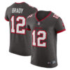 Tom Brady Tampa Bay Buccaneers Nike Alternate Vapor Elite Jersey Pewter