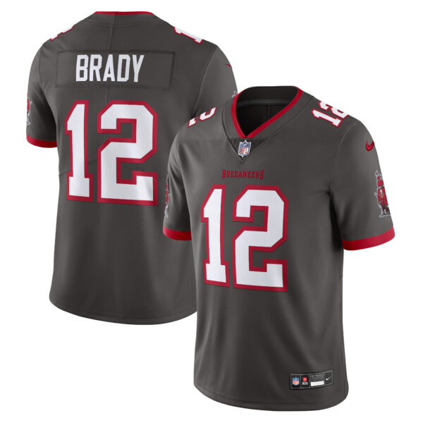 Tom Brady Tampa Bay Buccaneers Nike Alternate Vapor Untouchable Limited Jersey Pewter