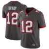 Tom Brady Tampa Bay Buccaneers Nike Alternate Vapor Limited Jersey Pewter