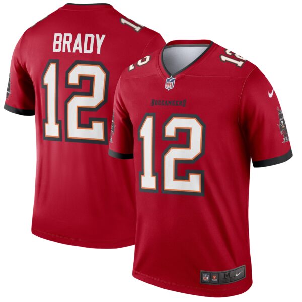 Tom Brady Tampa Bay Buccaneers Nike Team Legend Player Performance Top Red
