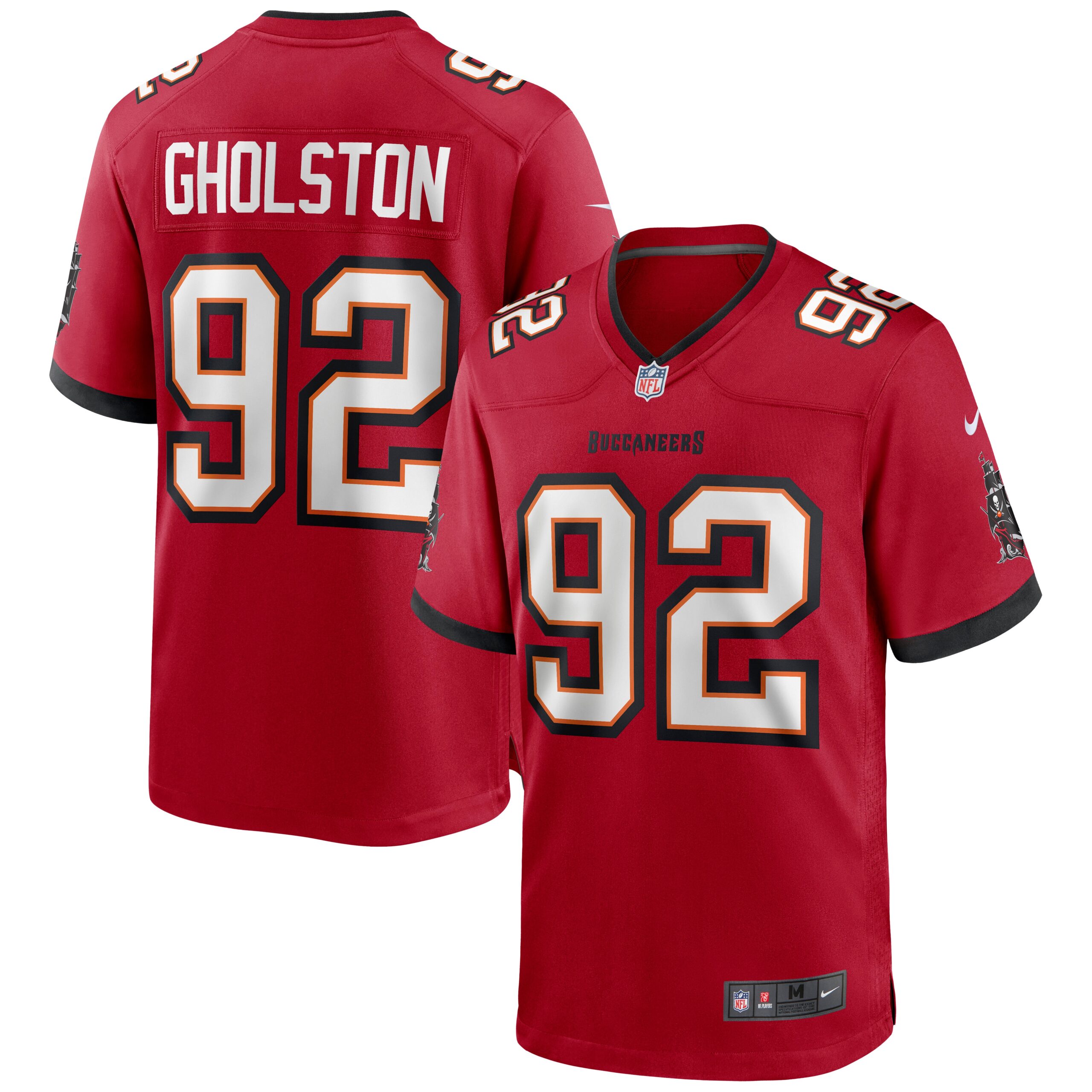 William Gholston Tampa Bay Buccaneers Nike Game Jersey Red