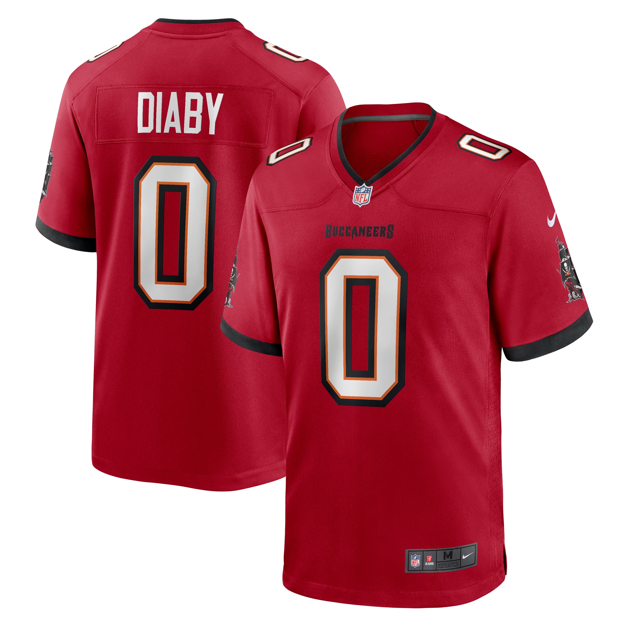 Yaya Diaby Tampa Bay Buccaneers Nike Game Jersey Red